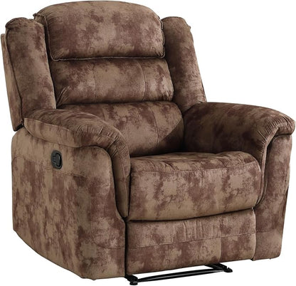 EBELLO Manual Recliner Chair, Soft Fabric Recliner Sofa - Image 8
