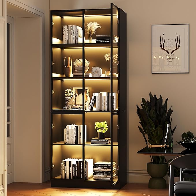 Wildhome Wooden Display Storage Cabinet - Image 3