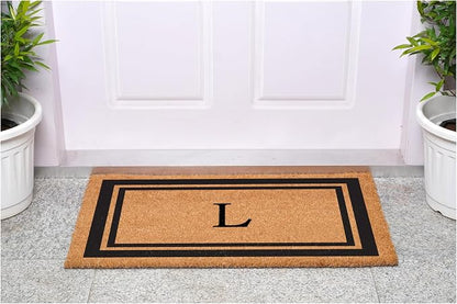 Calloway Mills 152962436L Black Border 24" x 36" Monogram Doormat - Image 5