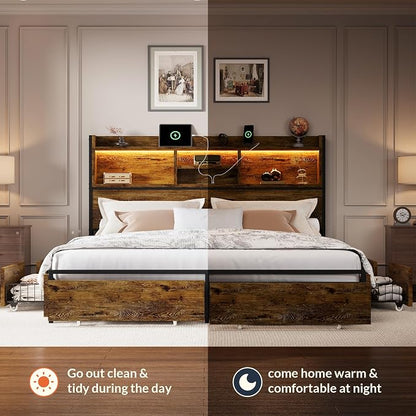 LARMACE Queen Size Bed Frame - Image 8