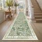 Yamaziot 3x14 Washable Hallway Runner Rug Non Slip Floral Carpet, Sage Green | by Yamaziot