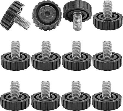 Zorfeter 30 Pcs Screw in Threaded Furniture Adjustable Levelers, M8 x 13mm by Zorfeter
