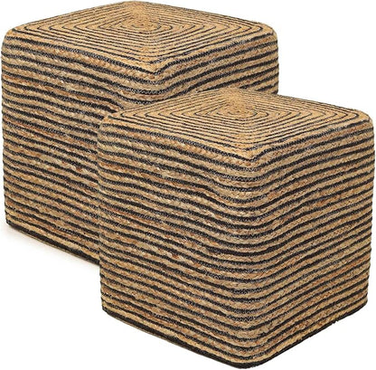 REDEARTH · Cube Pouf Foot Stool Ottoman by REDEARTH