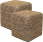 REDEARTH · Cube Pouf Foot Stool Ottoman by REDEARTH