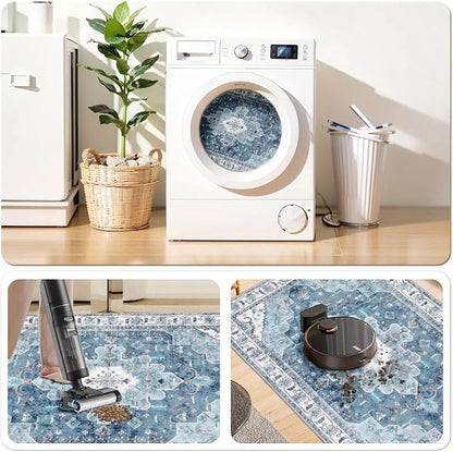 SERISSA 2x3 Washable Non Slip Boho Small Area Rug - Image 2