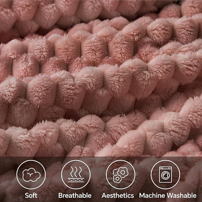 BEDELITE Dusty Pink Twin Blanket - Image 3