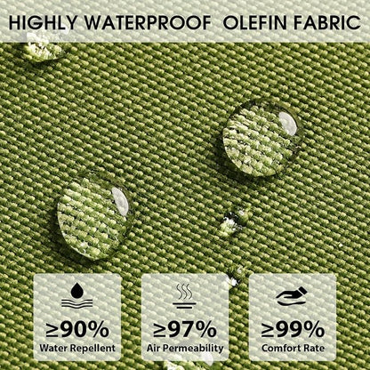 Rocking Chair Cushions with Pillow, Waterproof and Fade-Resistant Thicken - Image 3