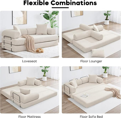 ZEIINPA Convertible Sleeper Sofa Bed - Image 6