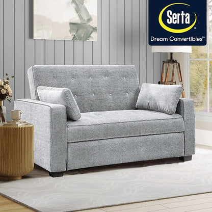 Serta Ainsley 72.6" Convertible Sleeper Sofa, Queen Size, Dreamcoil Comfort - Image 5