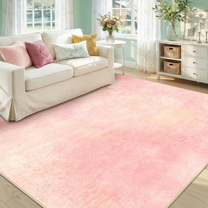 RELEANY Washable 6'x9' Abstract Area Rug - Image 2