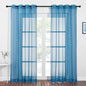 NICETOWN Sheer Curtains for Bedroom Windows 84 inch Length, Grommet Casual by NICETOWN