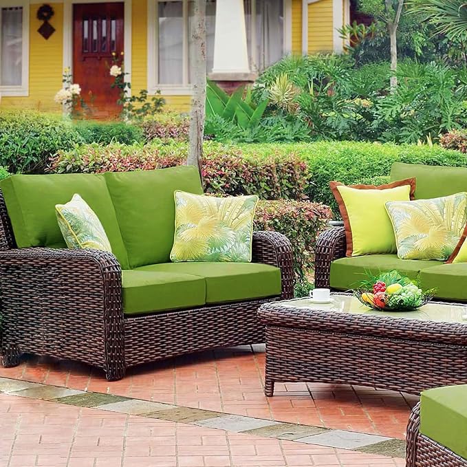 Sqodok Outdoor Cushion Covers 18x18 inch, Wicker Chair - Image 3