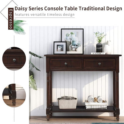 Harper & Bright Designs TREXM Daisy Series Console Table Traditional Design - Image 4