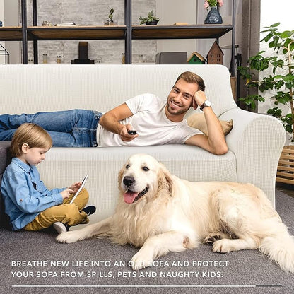 ZNSAYOTX Super Stretch Couch Cover Love Seat Sofa Covers - Image 8