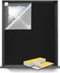 Blackout Curtains 63"x72" Portable No Drill Black Out Window Cover | 100% by Sumobaby