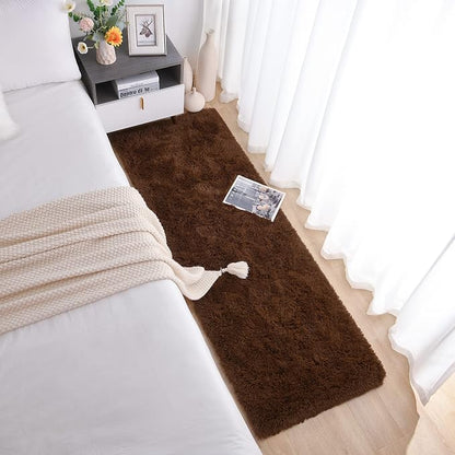 Chicrug Soft Runner Rug for Bedroom Living Room Plush Fluffy Rug 2x8 | Shag - Image 5