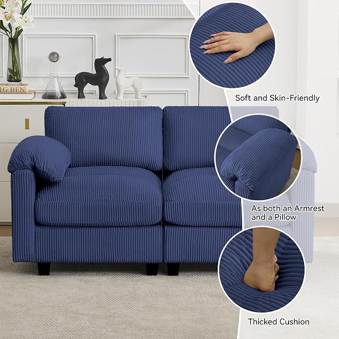 114'' U-Shaped Sectional Couch - Image 3
