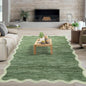GarveeHome Scalloped Washable 5x7 Area Rugs by GarveeHome