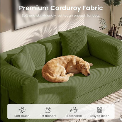 Convertible Floor Sofa Bed | 59’’ Folding Futon Sofa - Image 3