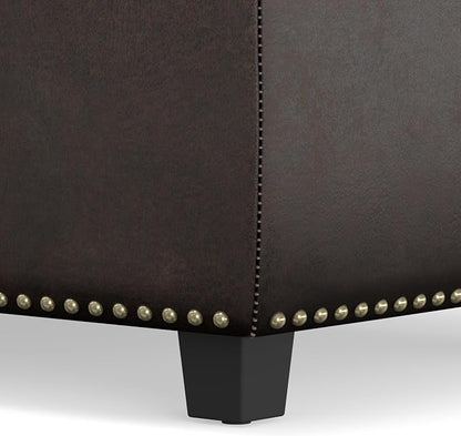 SIMPLIHOME Hamilton Storage Ottoman - Image 9