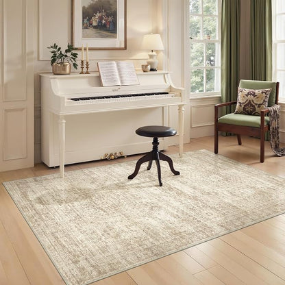 4x6 Area Rug for Entryway, Washable Kitchen Rug, Living Room, Dining Room - Image 5