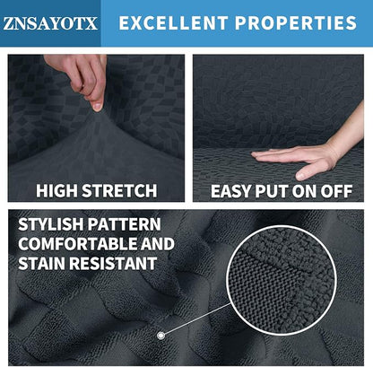 ZNSAYOTX 1 Piece Stretch Chair Cover - Image 3