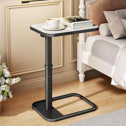 Kitstorack TV Tray Table, Adjustable Height & Rounded Metal Corners, Snack Table - Image 8