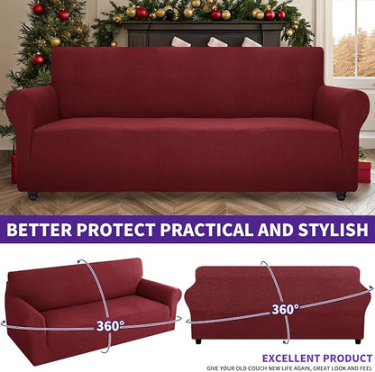 ZNSAYOTX Stretch Oversized Couch Cover Universal Sofa Covers - Image 5