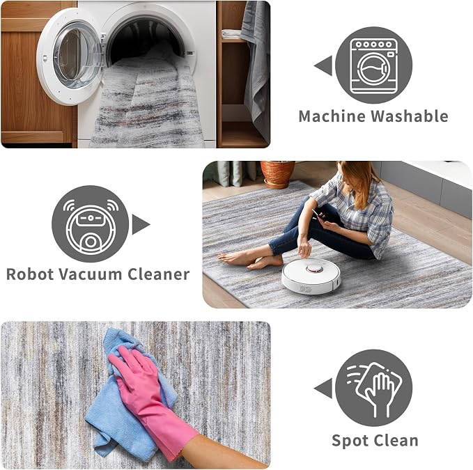 3x4 Rugs Washable Entry Rug: Easy-to-Clean Carpets - Image 4