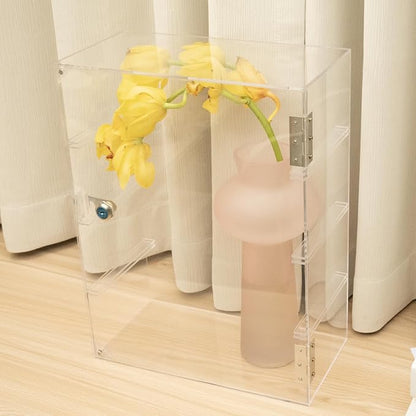4 Shelf Clear Acrylic Display Case - Image 9
