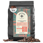 Kochere Ethiopian Harrar Whole Bean Coffee – 5 lb Bag – Organic, Single-Origin, Medium Roast – Artisanal Small-Batch Roasted for Specialty Cafés & Discerning Coffee Lovers