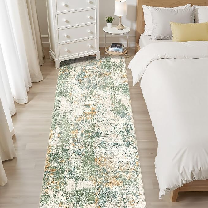LOONGRUG Runner Rug 3x10 Washable Non-Slip Kitchen Neutral Modern Rug | - Image 6