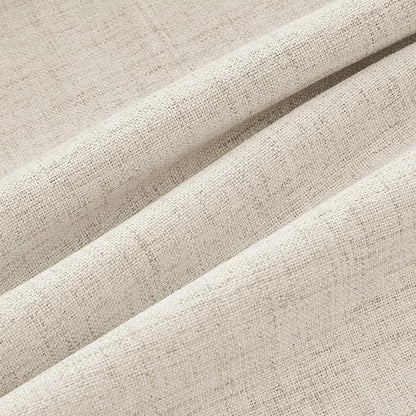 MIULEE 100% Blackout Linen Curtains 42 x 72 Inch Linen Beige 2 Panels | Thermal - Image 9