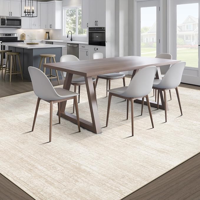 pmtsns Area Rugs 8x10 for Living Room: Washable Rug Modern Abstract Neutral - Image 7
