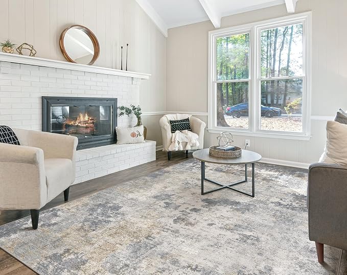 UERMEI 10x14 Area Rug Living Room Rugs - Image 5