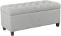 Homepop Home Decor Tufted Ainsley Button Storage Ottoman Bench by HomePop