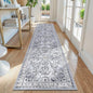 Yamaziot 2x8 Washable Hallway Runner Rug Non Slip Floral Carpet, Stain Resistant by Yamaziot