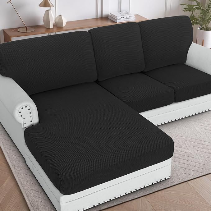 H.VERSAILTEX Backrest Cushion Covers Sectional Couch Back Cushion Covers by HVERSAILTEX