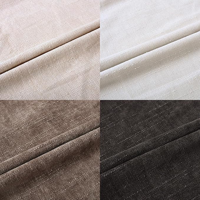 Set of 4 Soft Textured Decorative Throw Pillow Covers 24x24 Inch Cozy Farmhouse - Image 7