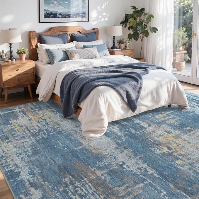 8x10 Ft Large Area Rugs for Living Room, Soft Non-Slip Washable Rugs Modern - Image 4