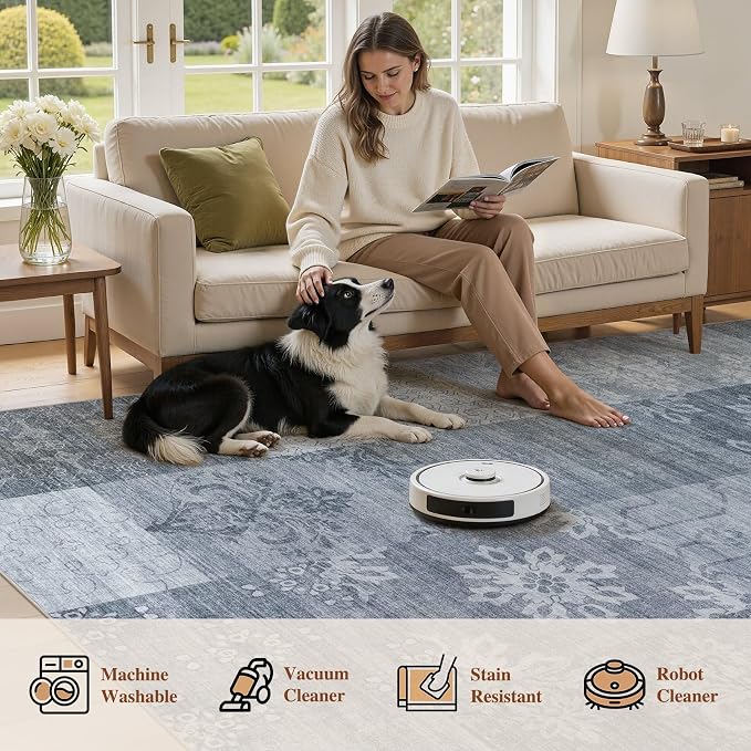 UERMEI 5x7 Area Rug for Living Room - Image 4