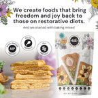 eat G.A.N.G.S.T.E.R. Vegan Pizza Crust & Flatbread Mix, Allergy-Friendly Baking Mix, Grain-Free, No Dairy, Nuts, Gluten, Dairy, For Paleo & AIP Diets, Delicious Crusts or Make Panini Sandwiches