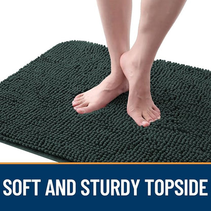 OLANLY Dog Door Mat for Muddy Paws 32x20, Super Absorbent Chenille Mud Mat | - Image 4