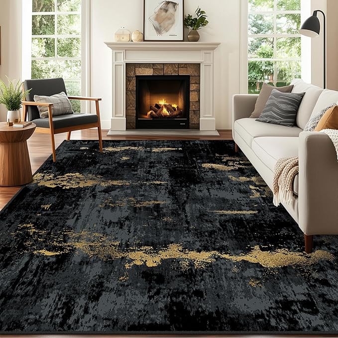 RELEANY Washable 8'x10' Abstract Area Rug - Image 8
