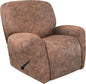 ANARACHON Recliner Chair Covers Leather Look, 4 Pieces Recliner Covers Non Slip by ANARACHON