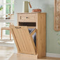 IFGET Tilt Out Trash Can Cabinet, 10 Gallon Farmhouse Laundry Hamper Cabinet by IFGETEnrichYourLivingSpace