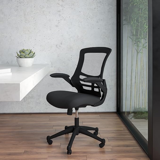 Flash Furniture Set of 4 Mid-Back Swivel Ergonomic Task Office Chairs by FlashFurniture
