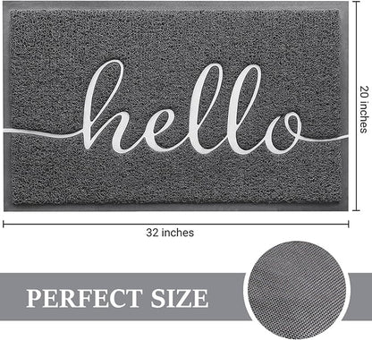 Door Mat Welcome Mat Floor Mat for Entryway, High Traffic Areas | Low Profile - Image 3