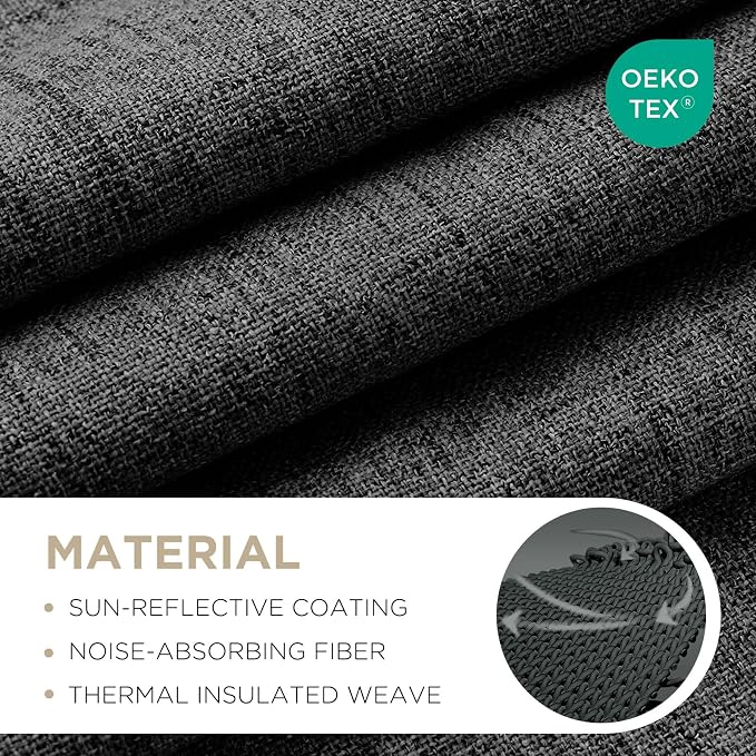 Joydeco Blackout Curtains for Bedroom - Image 2