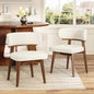 Dining Chairs Set of 2, Modern Upholstered Dining Chairs, Wooden Kitchen Chairs by GRUSIGN